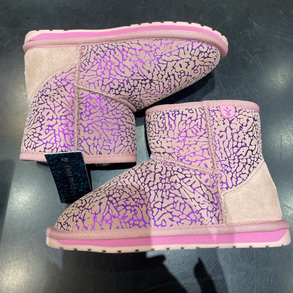 Emu Pink Cheetah Boot! NIB - Picture 1 of 6